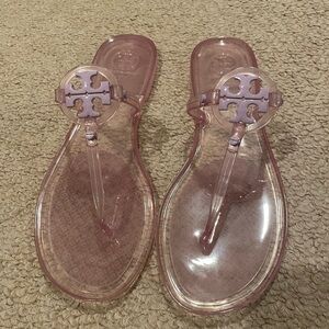 Tory Burch Lavender Pink Jelly Thong Sandals- brand new size 9